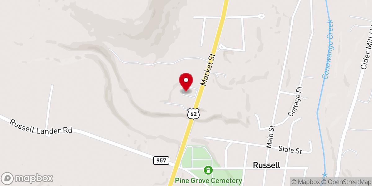 Map showing location of Praise Fellowship