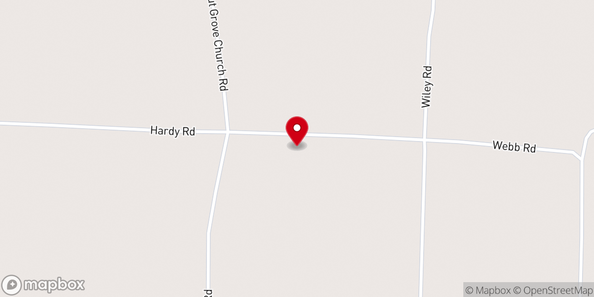 Map showing location of Lowrance Chapel Church of Christ