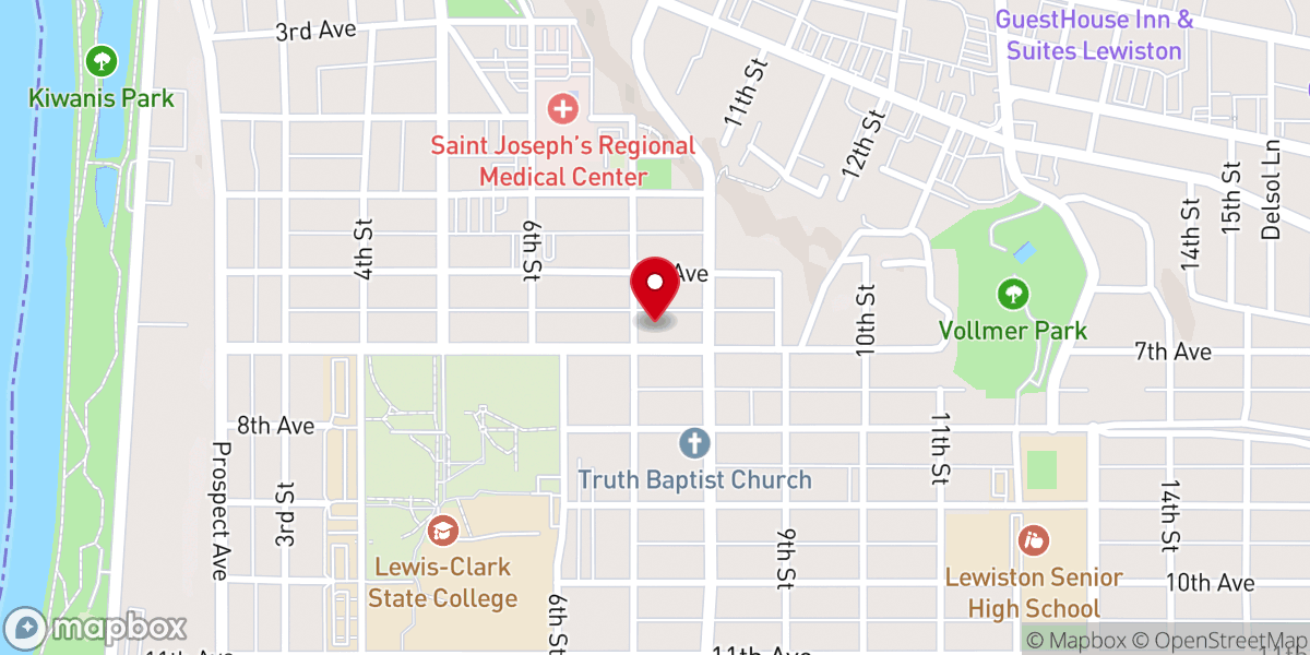 Map showing location of Gateway Church