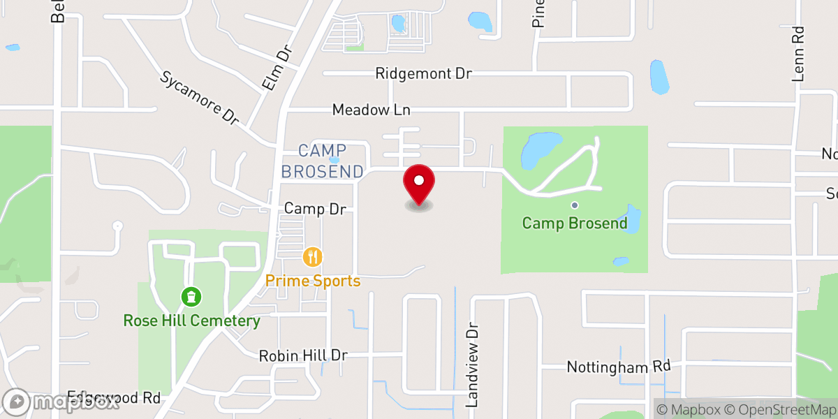 Map showing location of New Life Ministries of the Apostolic Faith Inc