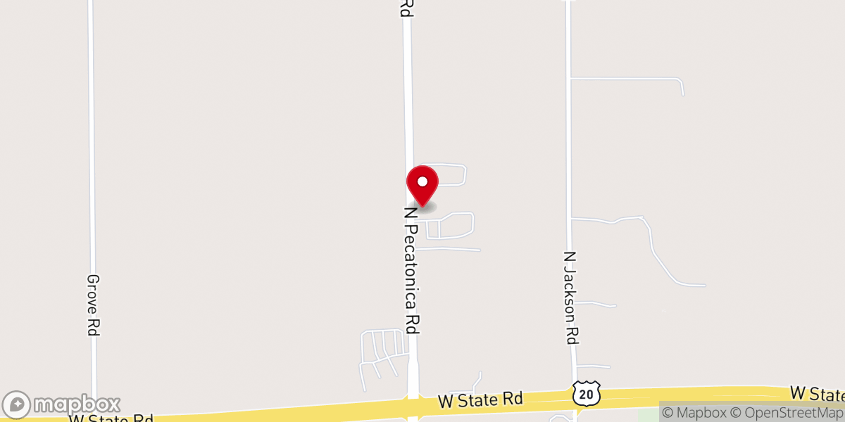 Map showing location of The Association of Independent Baptist Churches of Illinois