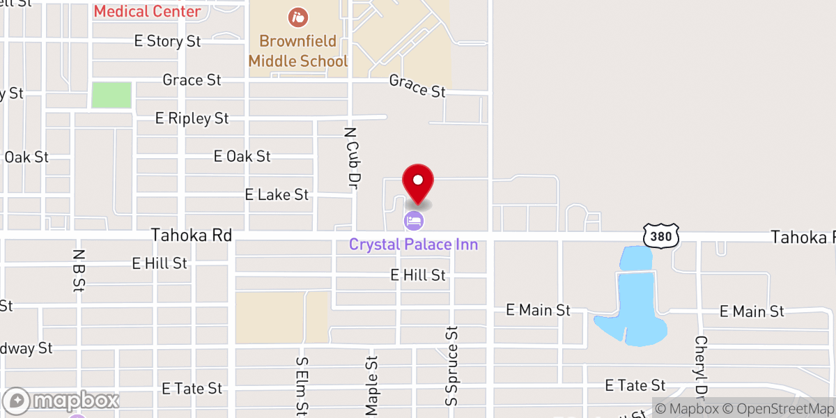 Map showing location of Terry County Dental