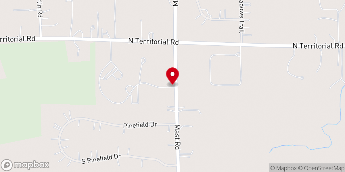 Map showing location of St Joseph Catholic Church