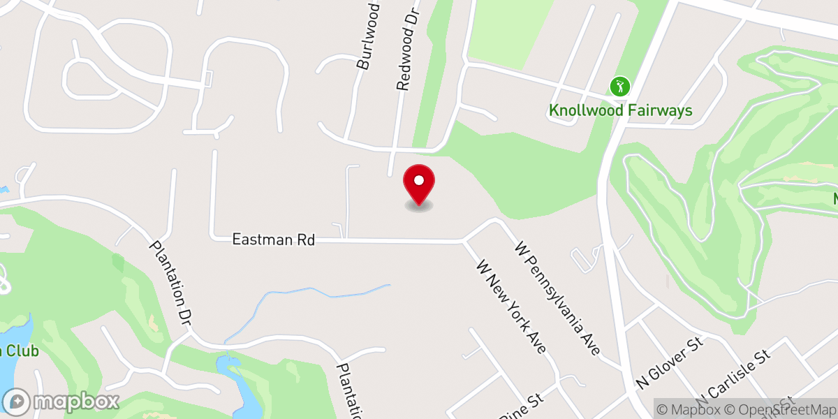 Map showing location of The Worship Center