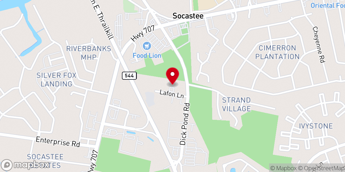 Map showing location of Wellspring Fellowship Church