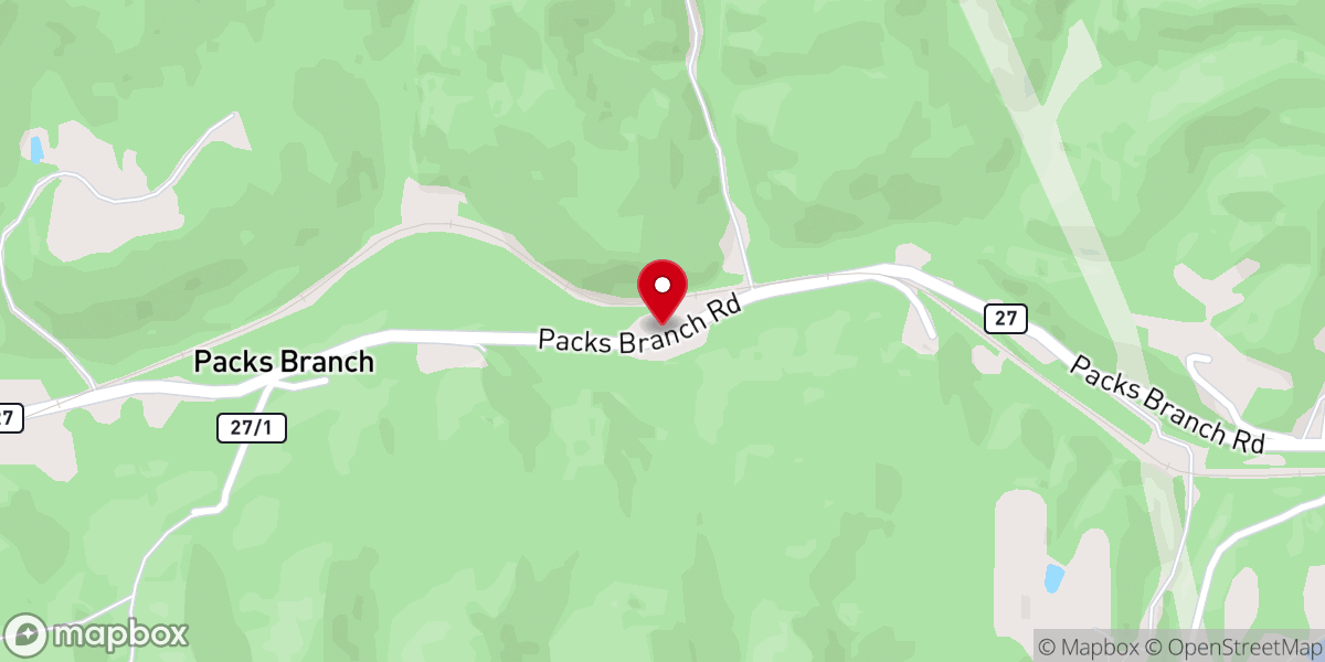 Map showing location of a memorial to evangelist frank pittman