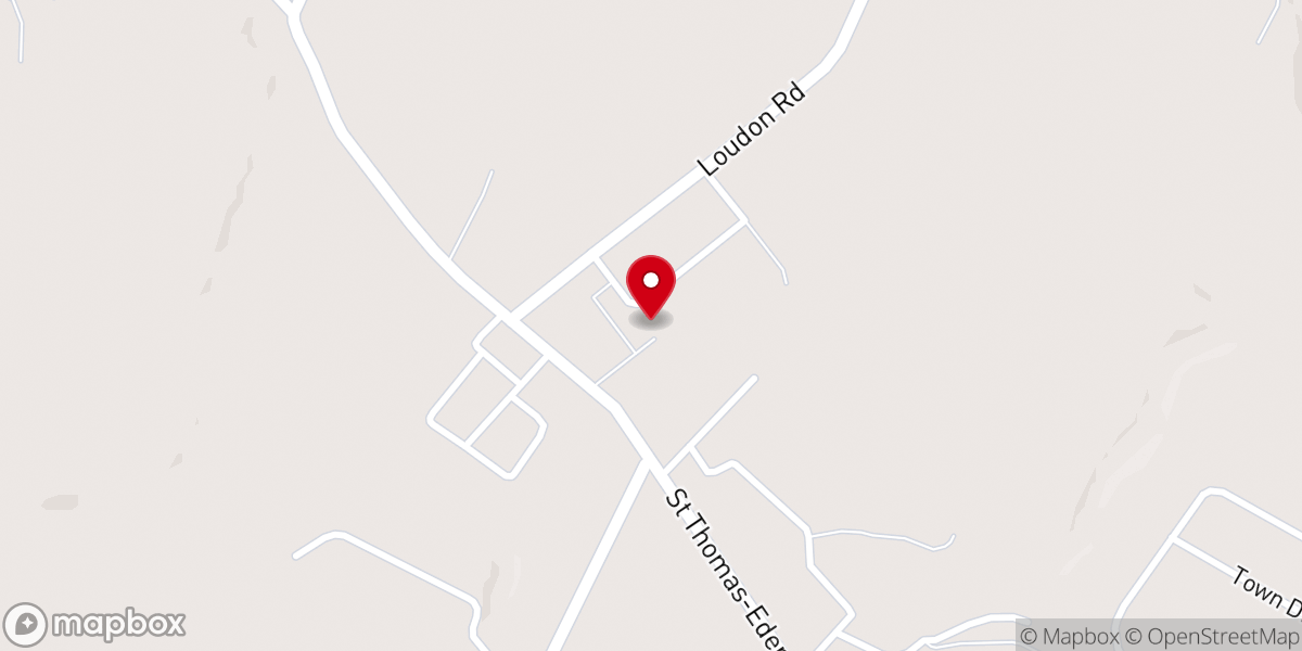 Map showing location of Saint Thomas United Methodist Church