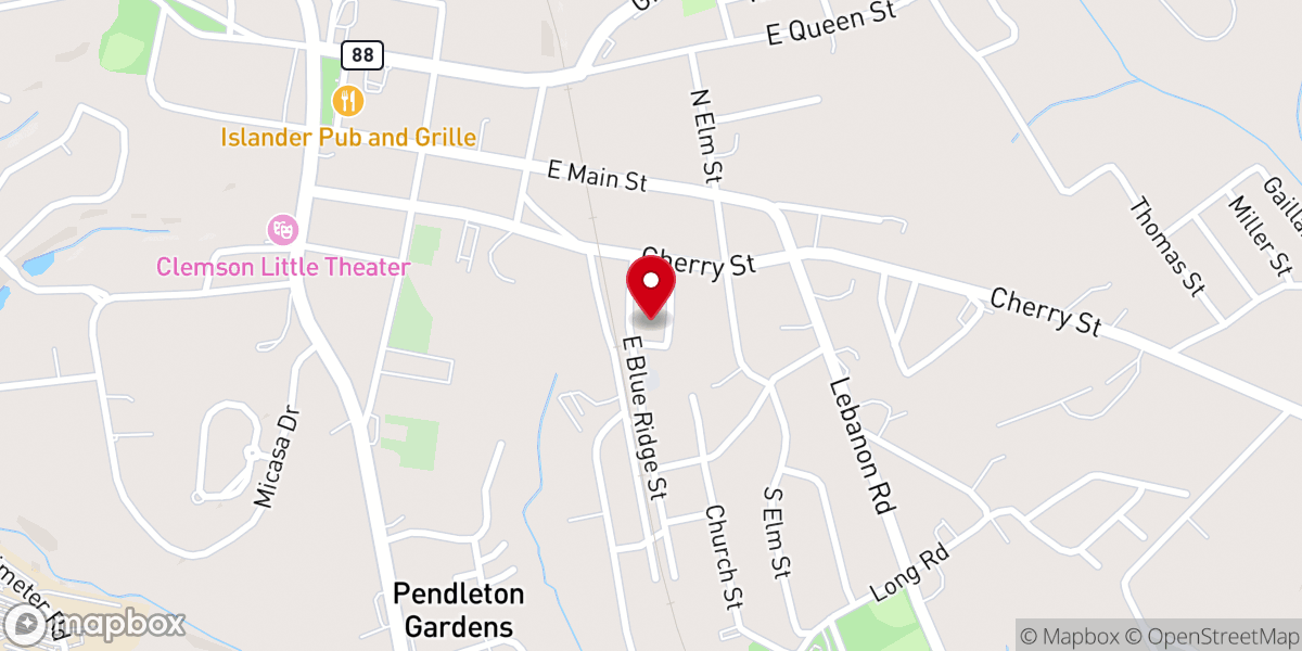 Map showing location of The Church Of God
