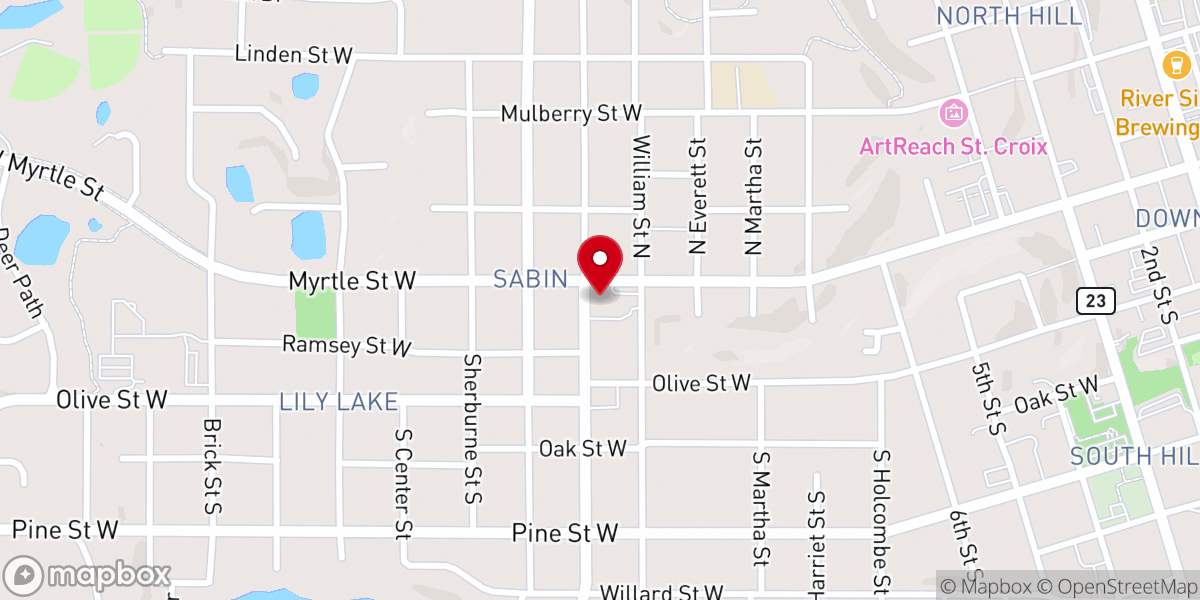 Map showing location of First United Methodist Church