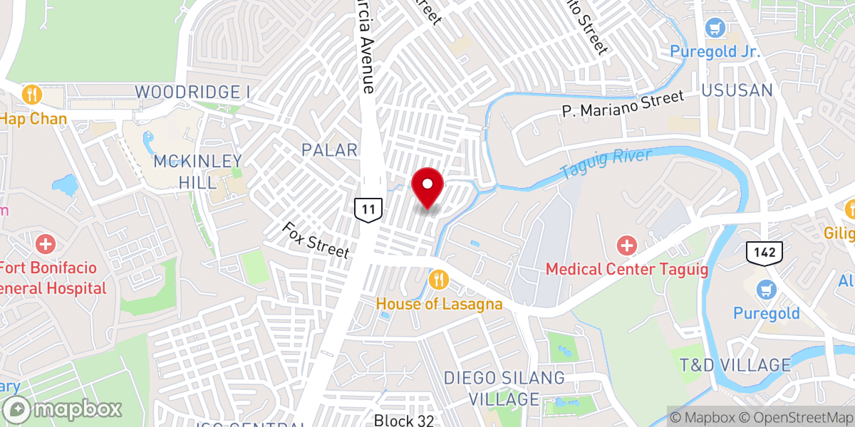 Map showing location of God Most High Community Church