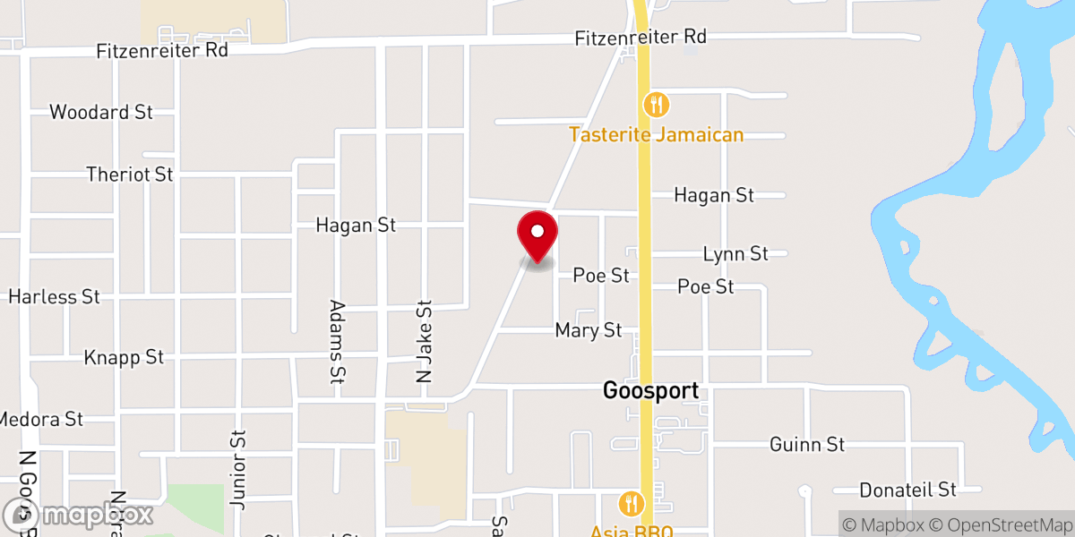 Map showing location of Our Lady of Fatima Chapel