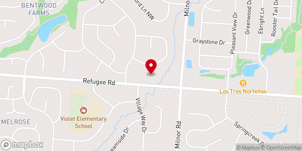 Map showing location of St Andrew's Episcopal Church