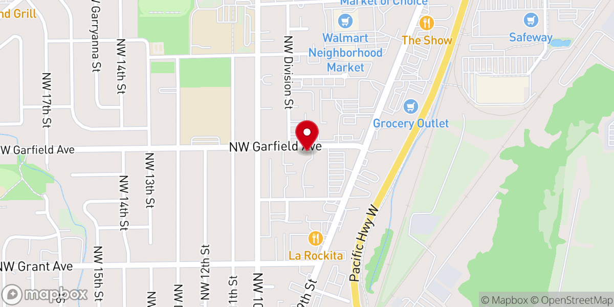 Map showing location of Vina Moses Center