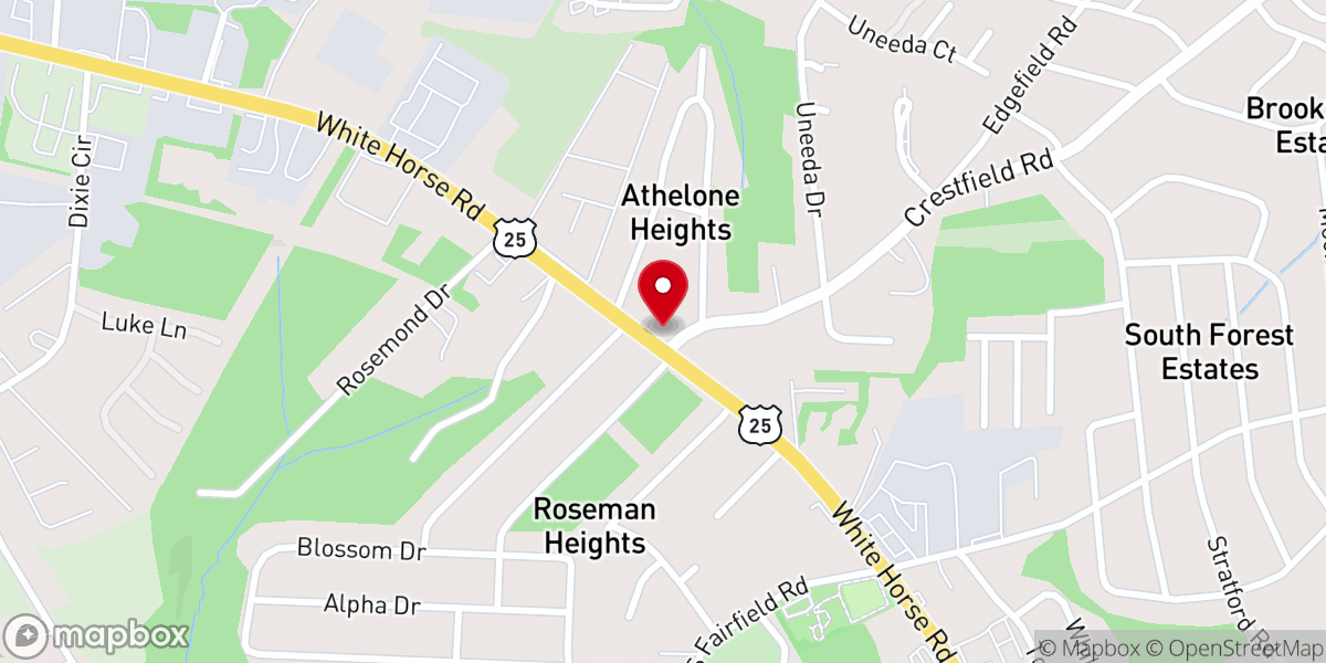 Map showing location of Resurrected Treasure Ministries