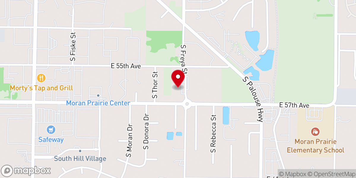 Map showing location of Haven Bible Church