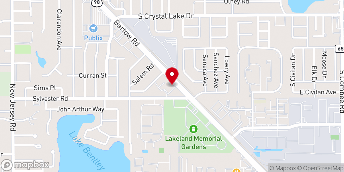 Map showing location of Heart of the Father Ministry