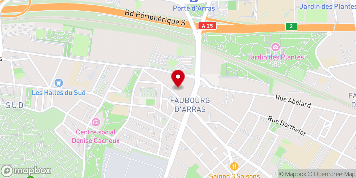 Map showing location of Grande Mosquée de Lille (Mosquée Al-Imane)