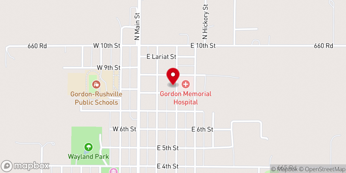 Map showing location of Bible Baptist church