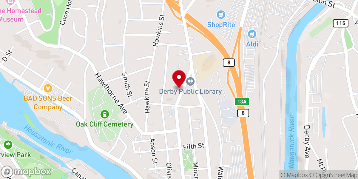 Map showing location of New Life Church