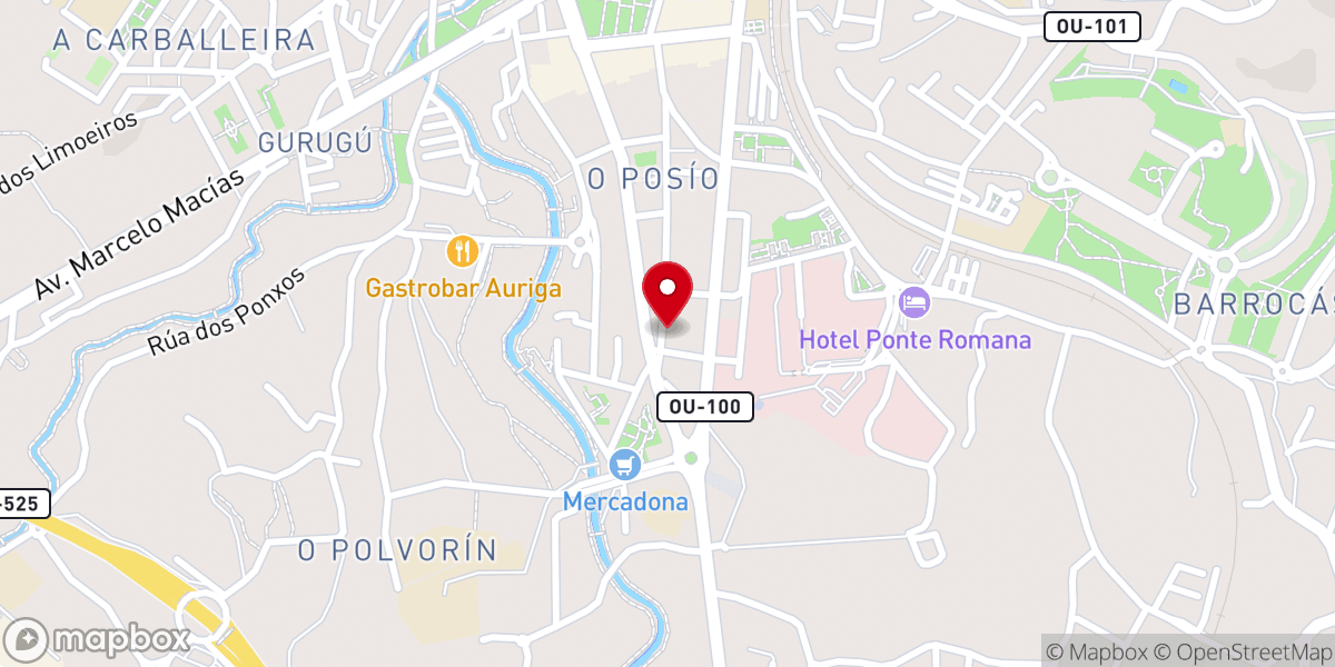 Map showing location of Iglesia Evangélica de Irmáns