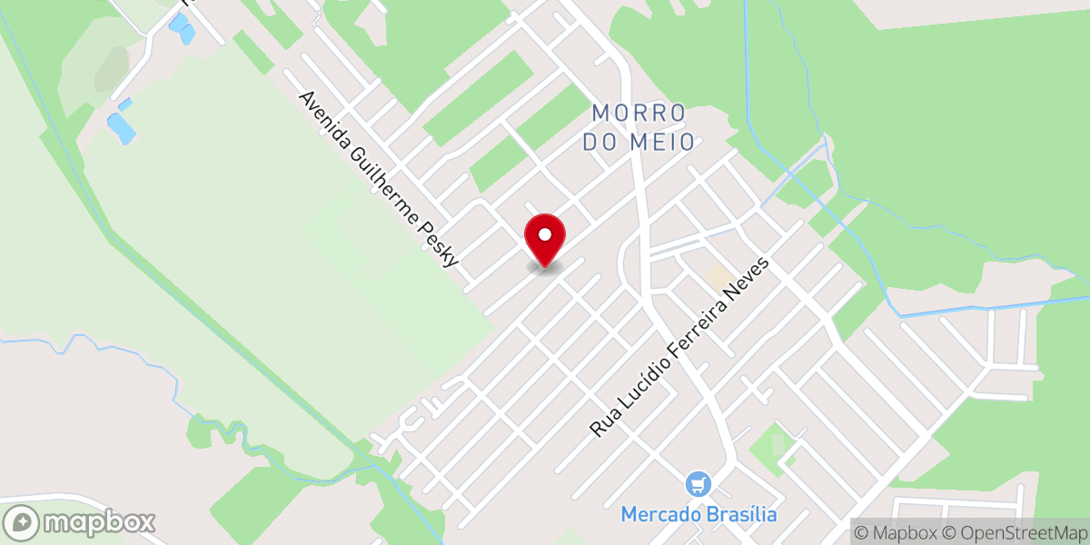 Map showing location of Instituto Esperança - IES e Igreja Batista ICBE