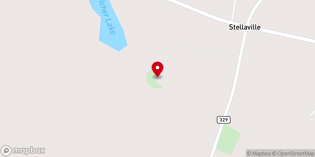 Map showing location of Ways Grove Baptist Church