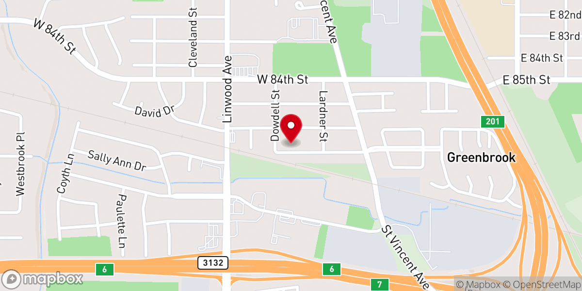 Map showing location of Miles Chapel Church