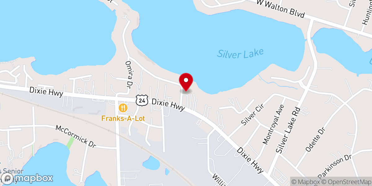 Map showing location of Victoria Wedding Chapel & Garden