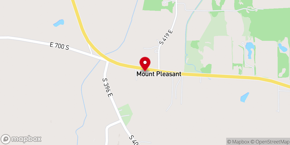 Map showing location of Pleasant Hill United Brethren