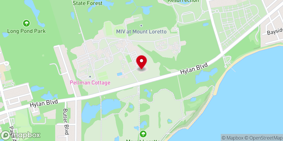 Map showing location of CYO-MIV Community Center