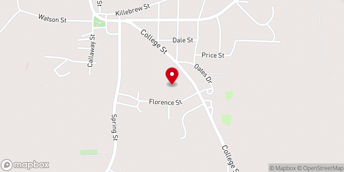 Map showing location of Lighthouse Outreach Ministries Inc
