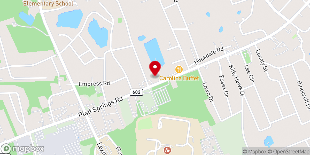 Map showing location of Springdale House & Gardens