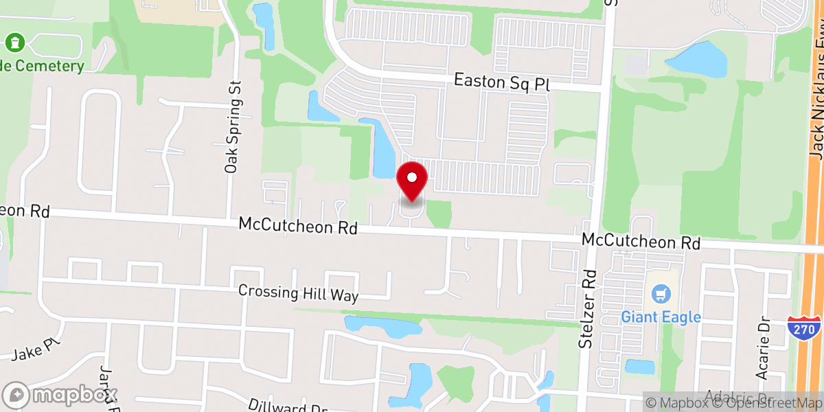 Map showing location of Church of the Living God International