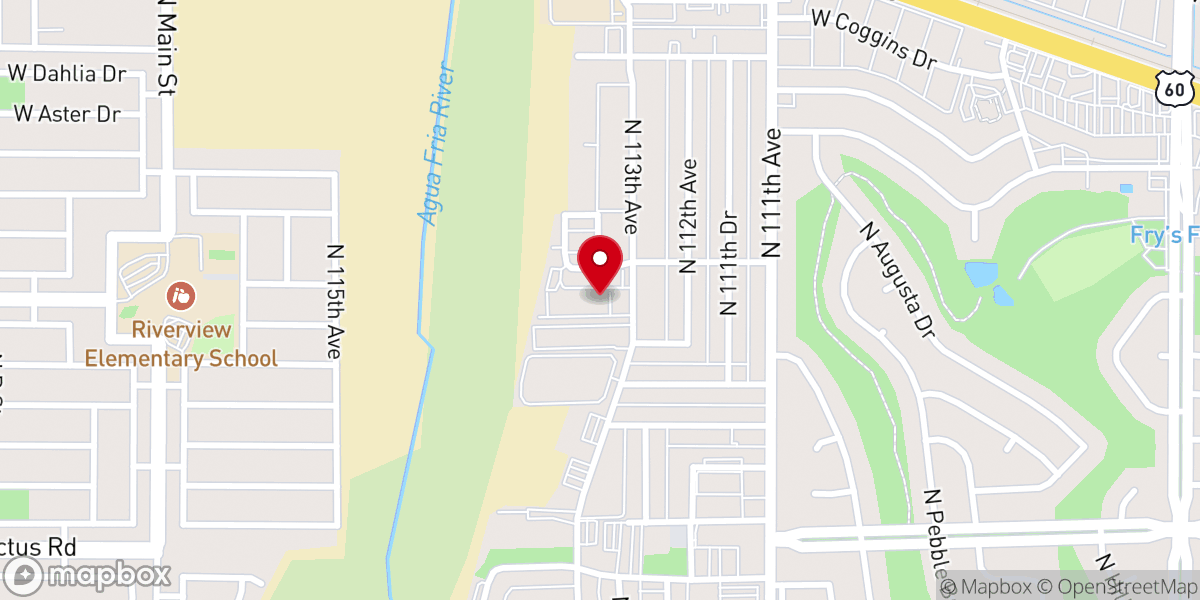 Map showing location of New Joy Ministries Suite B-1-3
