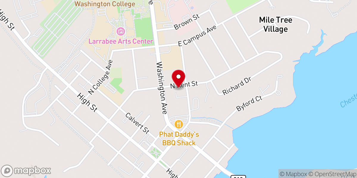 Map showing location of Chestertown Seventh-day Adventist Church