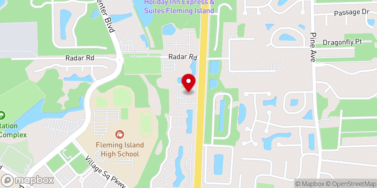 Map showing location of River Christian Church