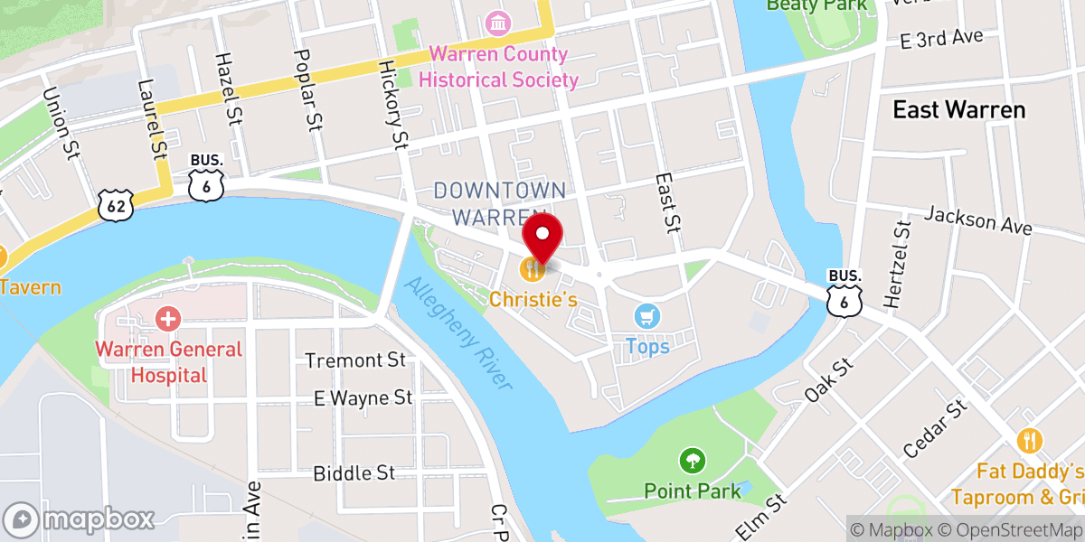 Map showing location of E.O.C./Faith Inn