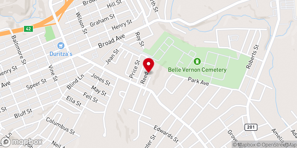 Map showing location of Belle Vernon Church Of The Nazarene