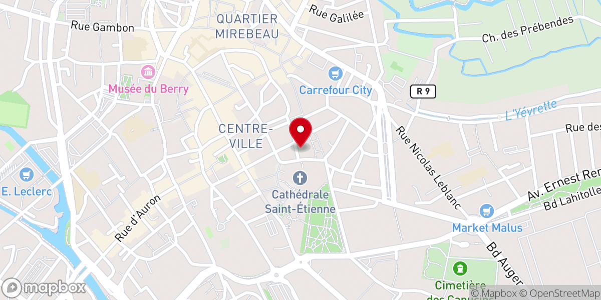 Map showing location of Presbytère Paroisse St-Guillaume