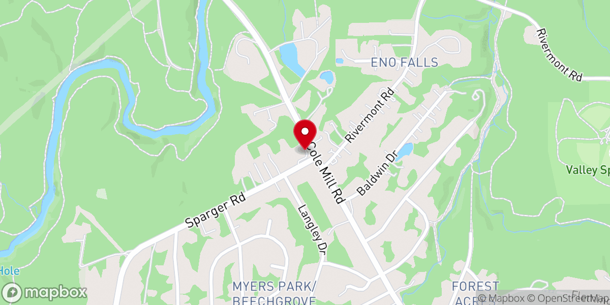 Map showing location of Renew Christian Church