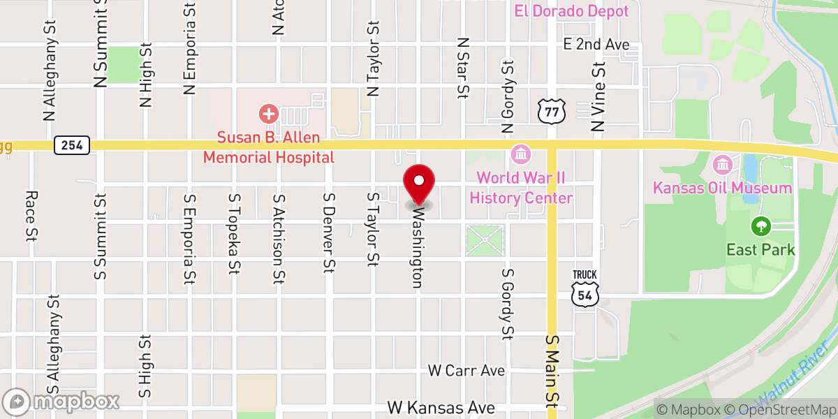 Map showing location of Family Life Center Safehouse