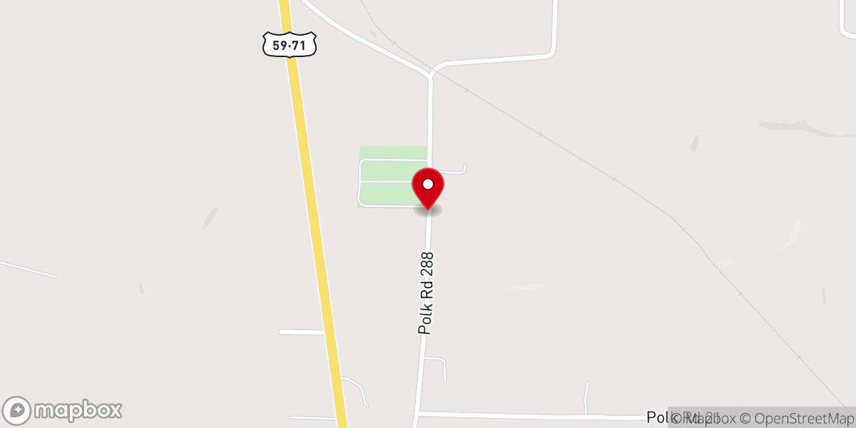Map showing location of Live Oak Baptist Church