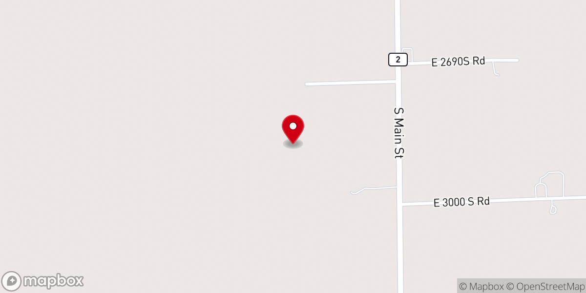 Map showing location of Little Tabernacle Church