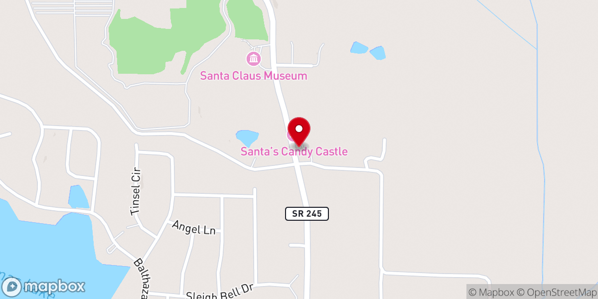 Map showing location of Lincoln Land Worship Center