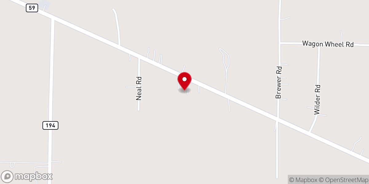 Map showing location of Wrays Chapel Church