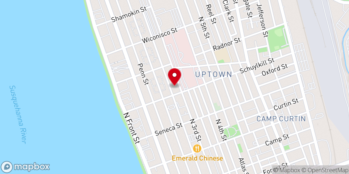 Map showing location of Iddpmi Casa de Oracion y Avivamiento