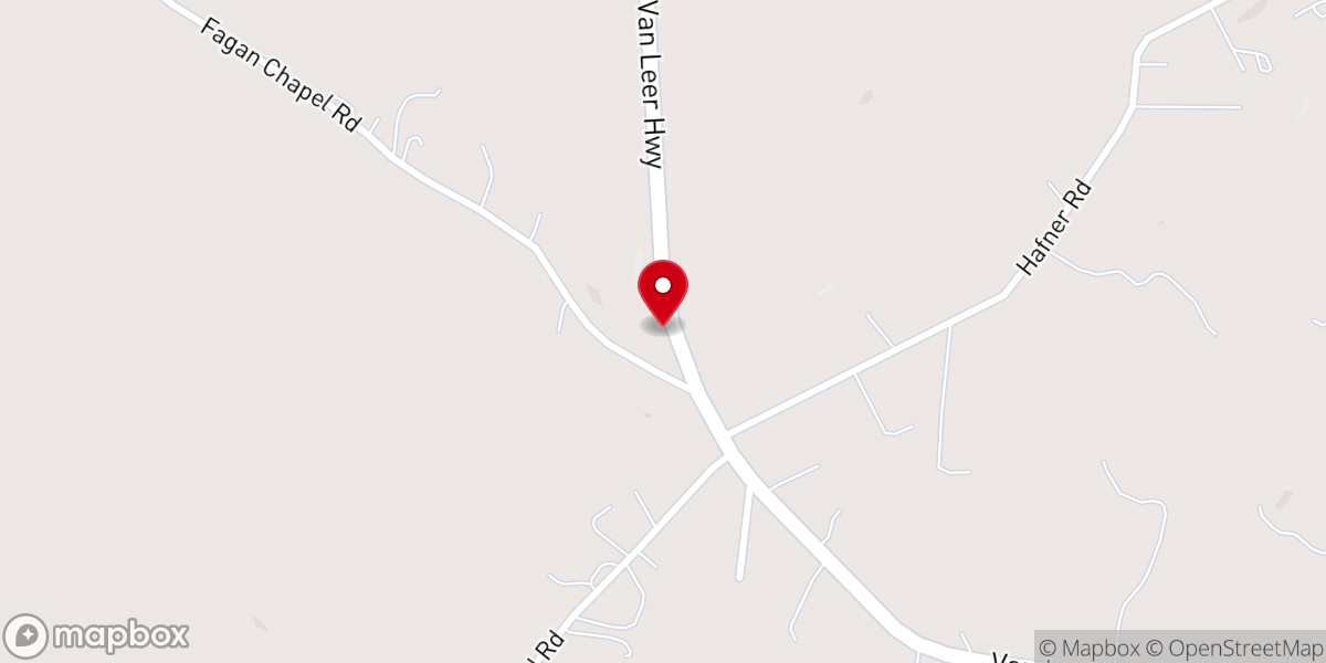 Map showing location of Church of Living Water - Charlotte
