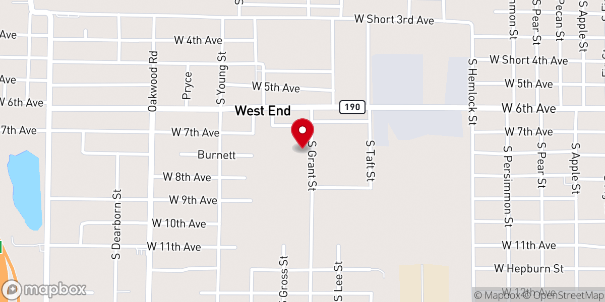 Map showing location of Kingdom of God Ministries- Pine Bluff, Ar