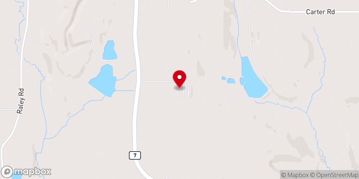 Map showing location of Lake Mount Church of Christ
