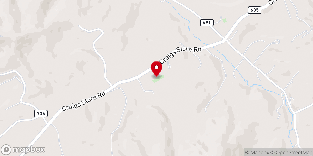 Map showing location of Holy Cross Episcopal Church